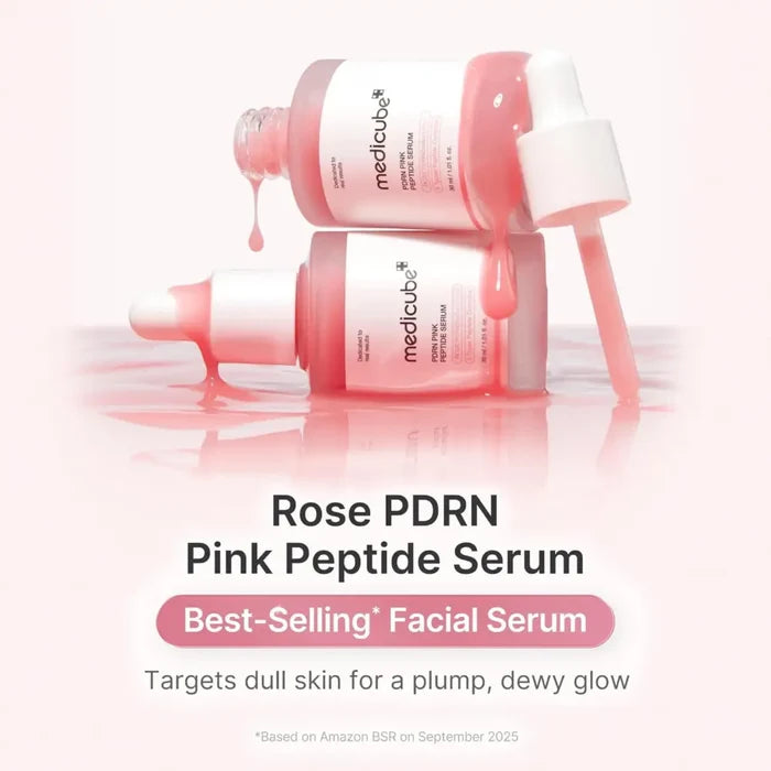 PDRN Pink Peptide Serum 30ml - and Ampoule Medicube Face Serums