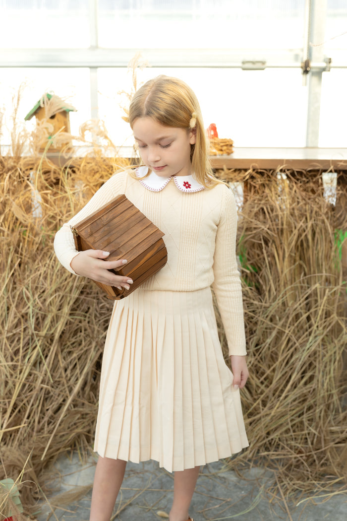 Peach Knit Sweater