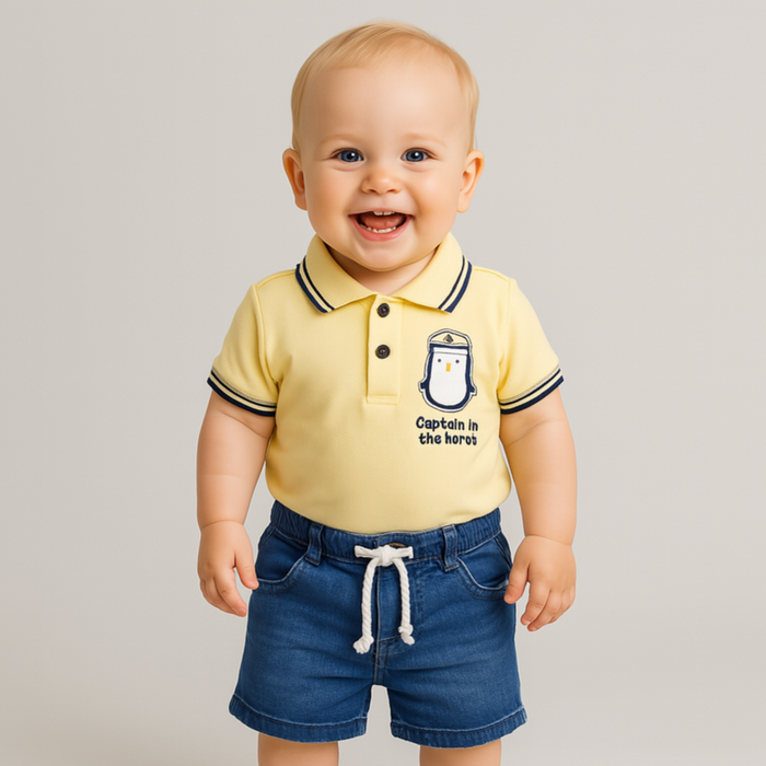 Penguin Polo Casual Short Set