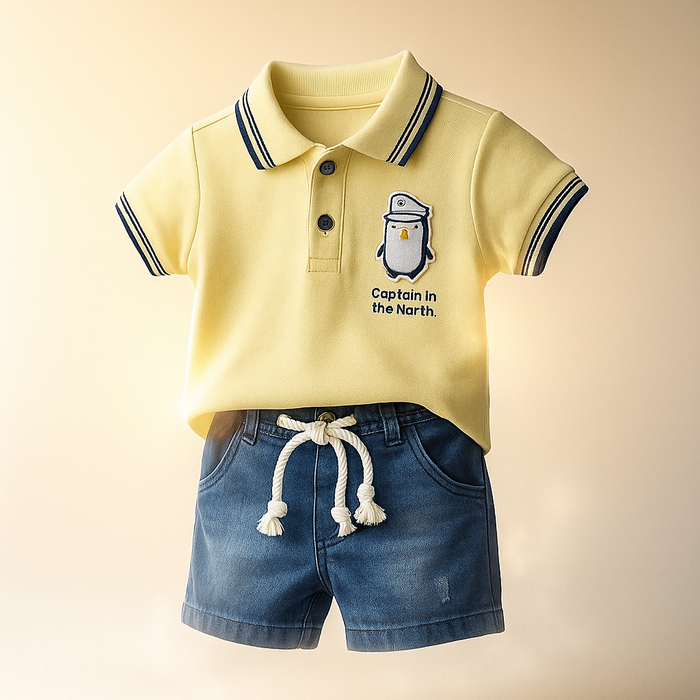 Penguin Polo Casual Short Set