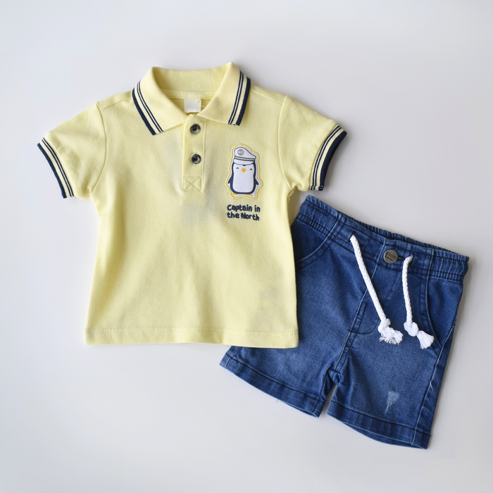 Penguin Polo Casual Short Set
