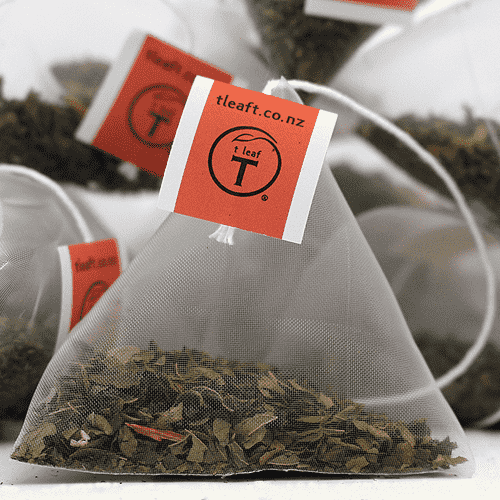Peppermint organic pyramids Pyramid foil pouch 20s | pyramid tea bags New Zealand | t leaf T