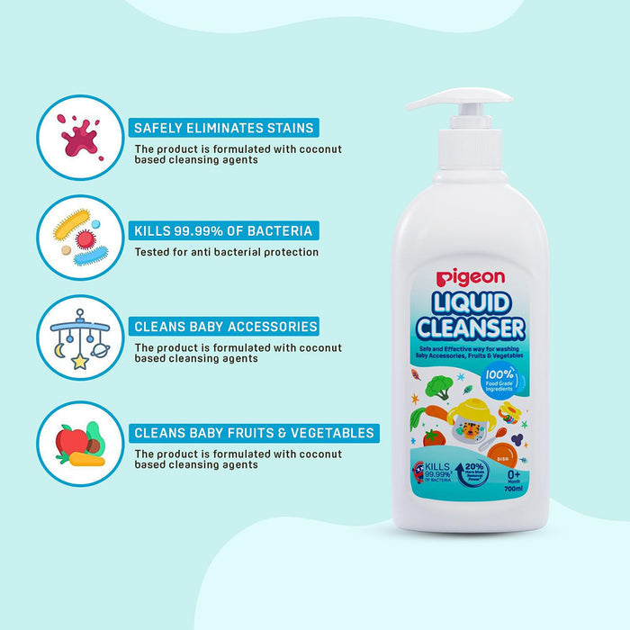 Pigeon Liquid Cleanser 700ml - (12985), Feeding Essentials