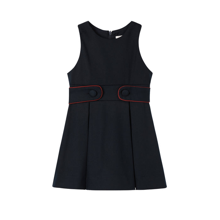 Piped Navy Jumper