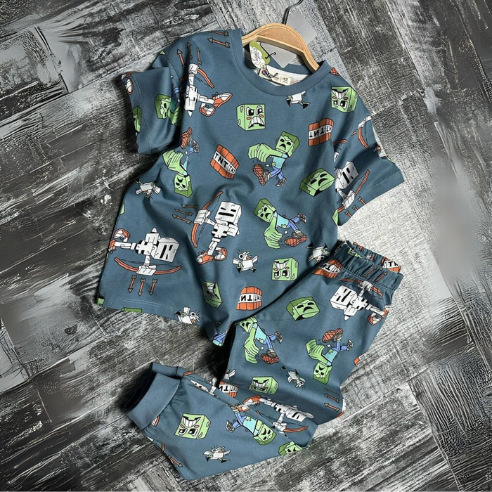 Pixel Adventure Boys Pyjama Set