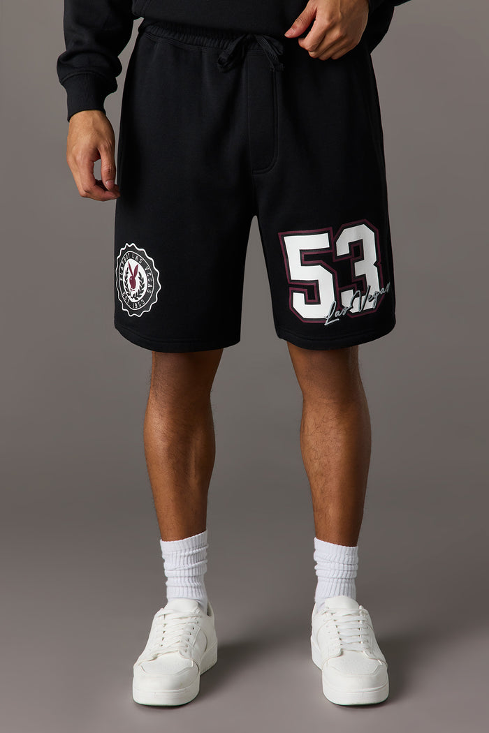 Playboy Graphic Fleece Short