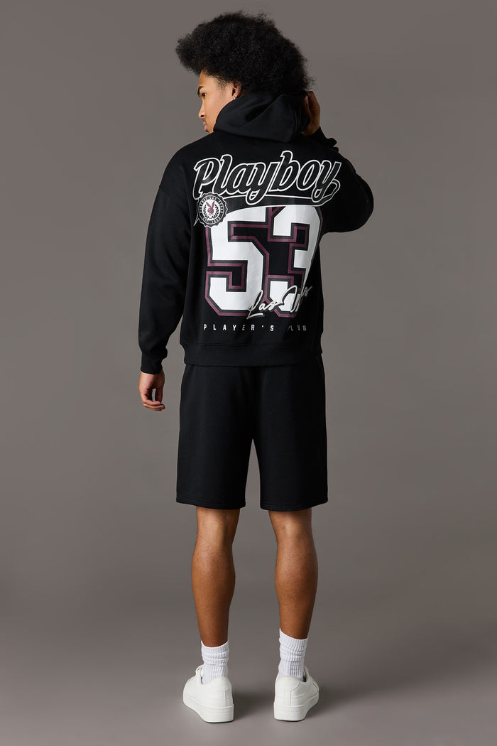 Playboy Graphic Fleece Short