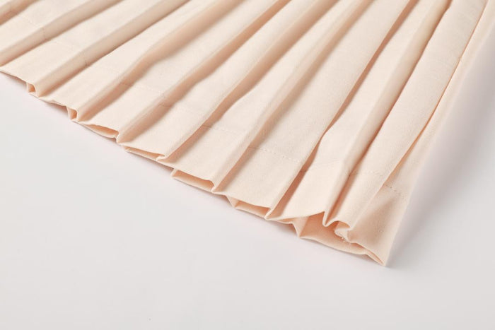 Pleated Peach Skirt