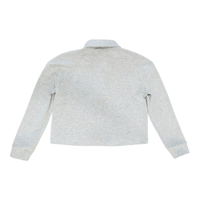Polo Cropped Tee Grey