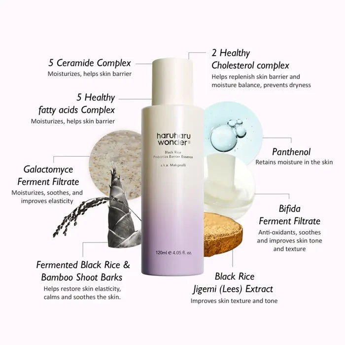 Probiotics Barrier Essence / Unscented 120ml - HaruHaru Wonder Toners