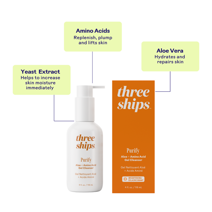 Three Ships-Purify Aloe + Amino Acid Cleanser-Skincare-628110639134_6_Benefits-The Detox Market |
