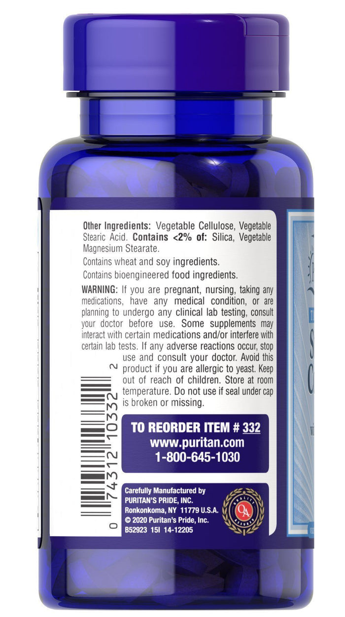 Puritan pride STRESS B COMPLEX with C-500 60 capsule - Makkah Pharmacy