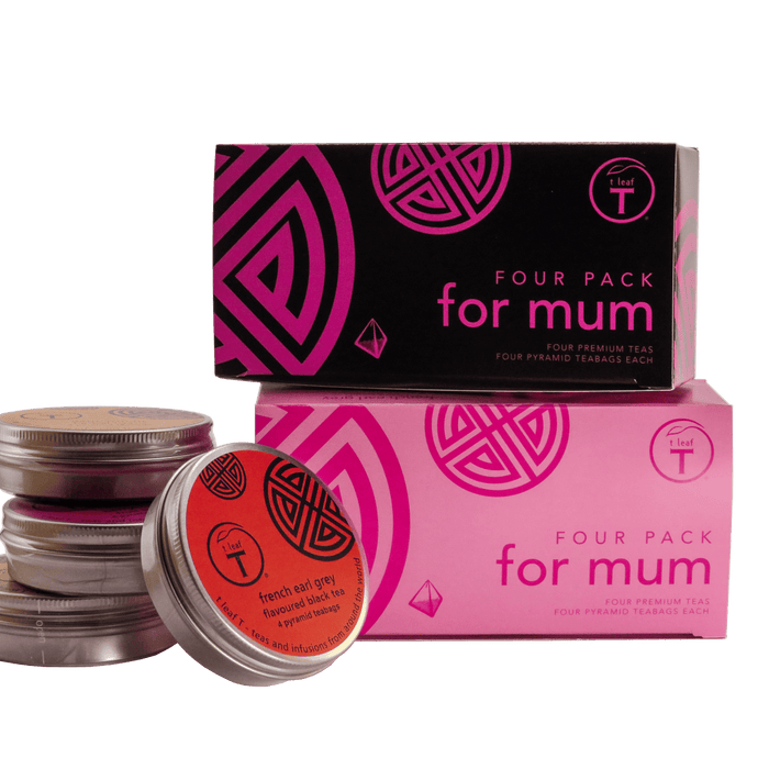 PYR Gift Four Pack - MUM Pink Box | loose leaf tea New Zealand | t leaf T