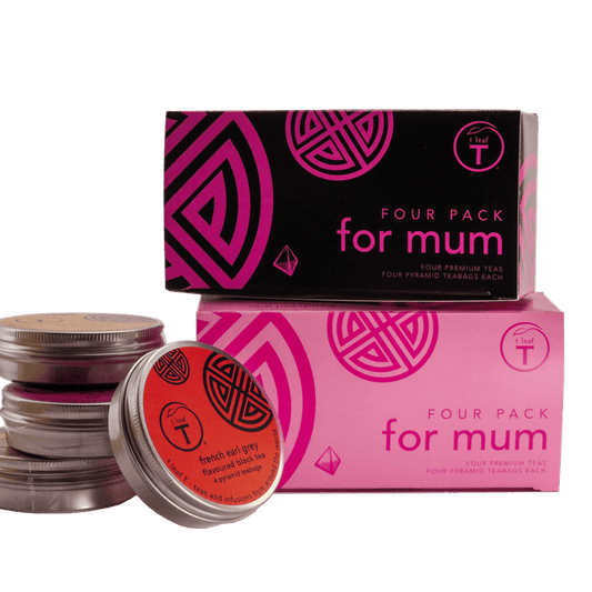 PYR Gift Four Pack - MUM Pink Box | loose leaf tea New Zealand | t leaf T