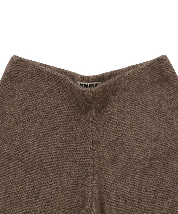 raccoon mix KNIT short pants_8