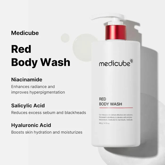 Red Acne Body Wash 400g - Care Medicube