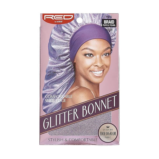 Red by Kiss Glitter Braid Bonnet Purple Pearl HQ42