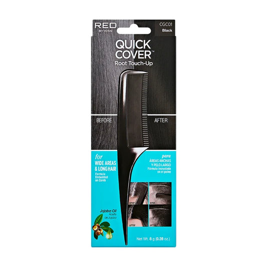 Red by Kiss Quick Cover Root Touch Up Comb 8g - Black CGC01