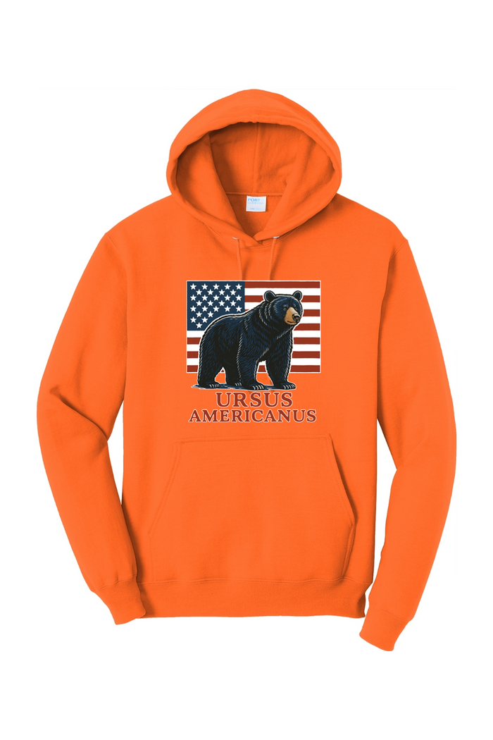Red, White, & Bruin Fleece Pullover Hooded Sweatshirt