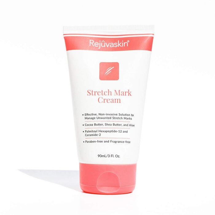 Rejuvaskin Stretch Mark Cream – Helps Improve and Prevent Stretch Marks – Cocoa Butter, Aloe, Shea - 3Fl Oz-90mL