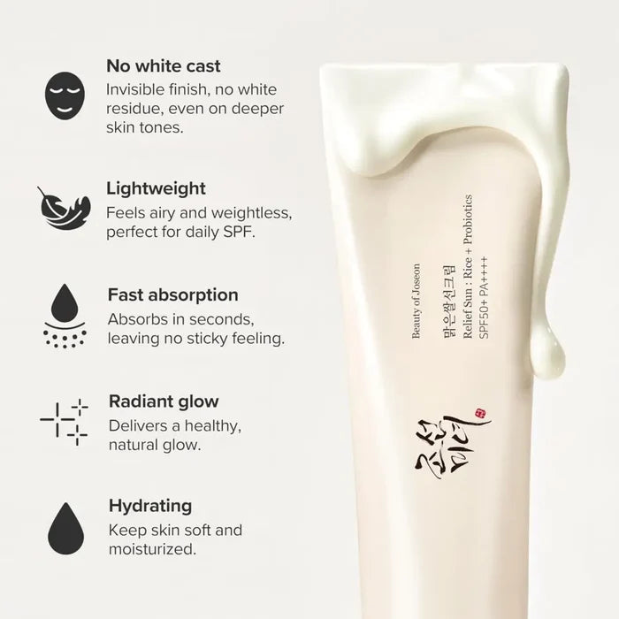 Relief Sun: Rice + Probiotics (SPF50+ PA++++) - Sunscreen Beauty of Joseon