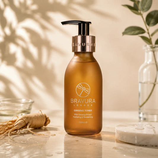 Revitalising Ginseng Toner with Glycolic Acid 5% 150ml Bravuralondon.com