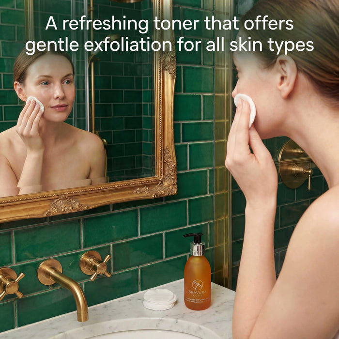 Revitalising Ginseng Toner with Glycolic Acid 5% 150ml Bravuralondon.com