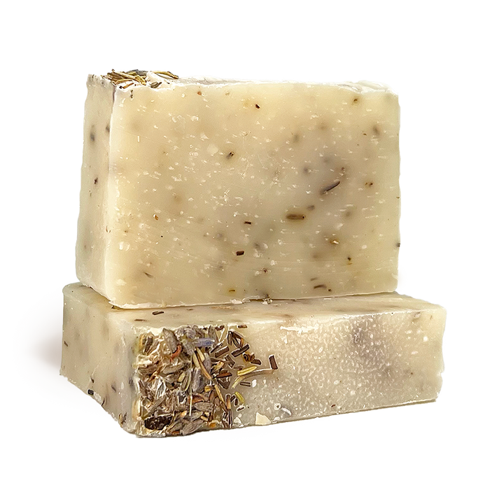 all natural rosemary & lavender bar soap | handcrafted with essential oils | herbneden