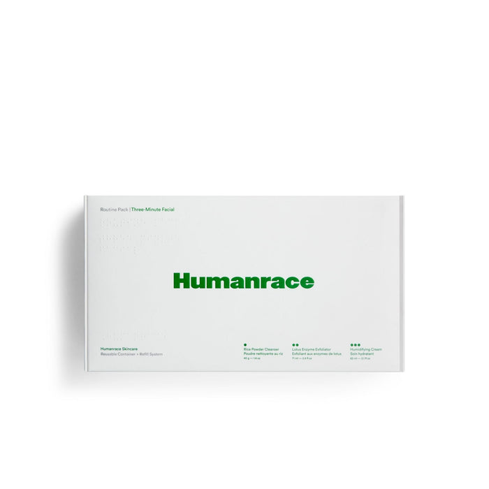 Humanrace-Routine Pack | Three Minute Facial-Skincare-3.TopDown_BoxClosed-The Detox Market |