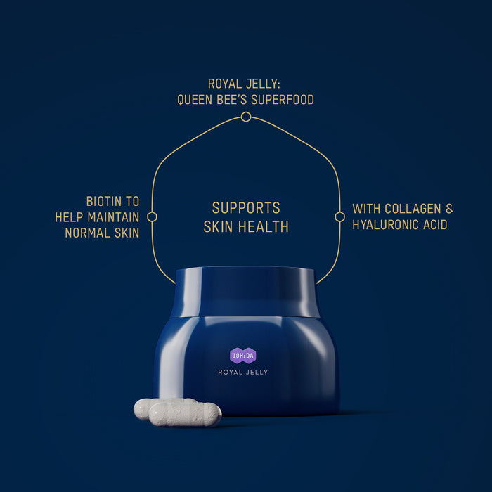 Mānuka Health-Royal Jelly With Biotin Vegetarian Capsules-Wellness-1200x1200ProdBenefitsRoyal_Jelly_Capsules_250g_English_7-The Detox Market |