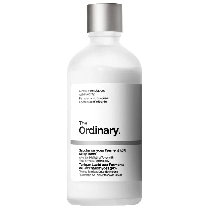 Saccharomyces Ferment 30% Milky Toner for Gentle Exfoliation and Hydration
