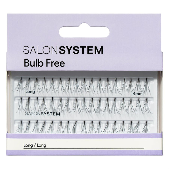 Salon System Bulb Free Eyelashes Long 14mm