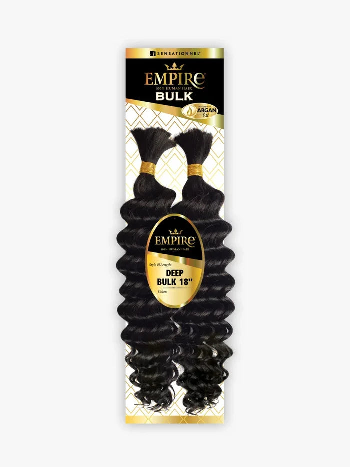 Sensationnel Empire Human Hair Deep Bulk 18in - 1B