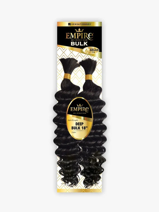 Sensationnel Empire Human Hair Deep Bulk 18in - 1B