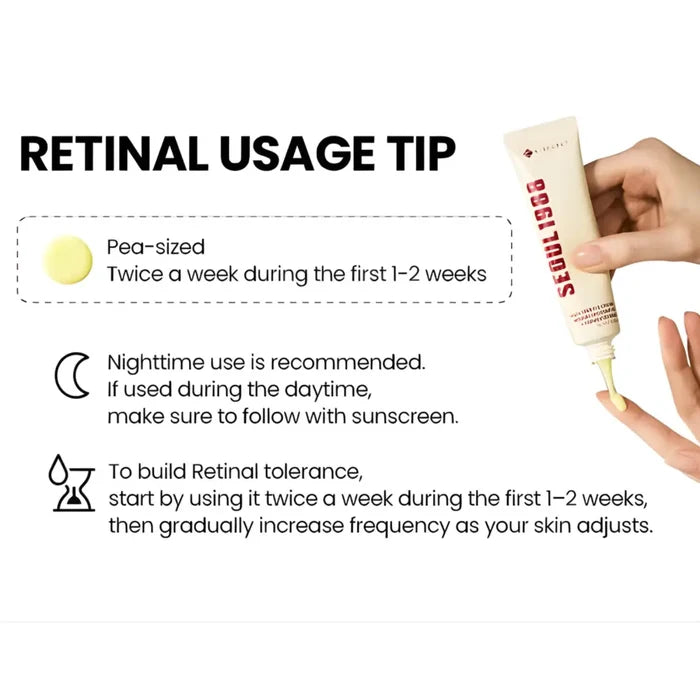 SEOUL 1988 Eye Cream: Retinal Liposome 4% + Fermented Bean 30ml - Care KSecret Creams
