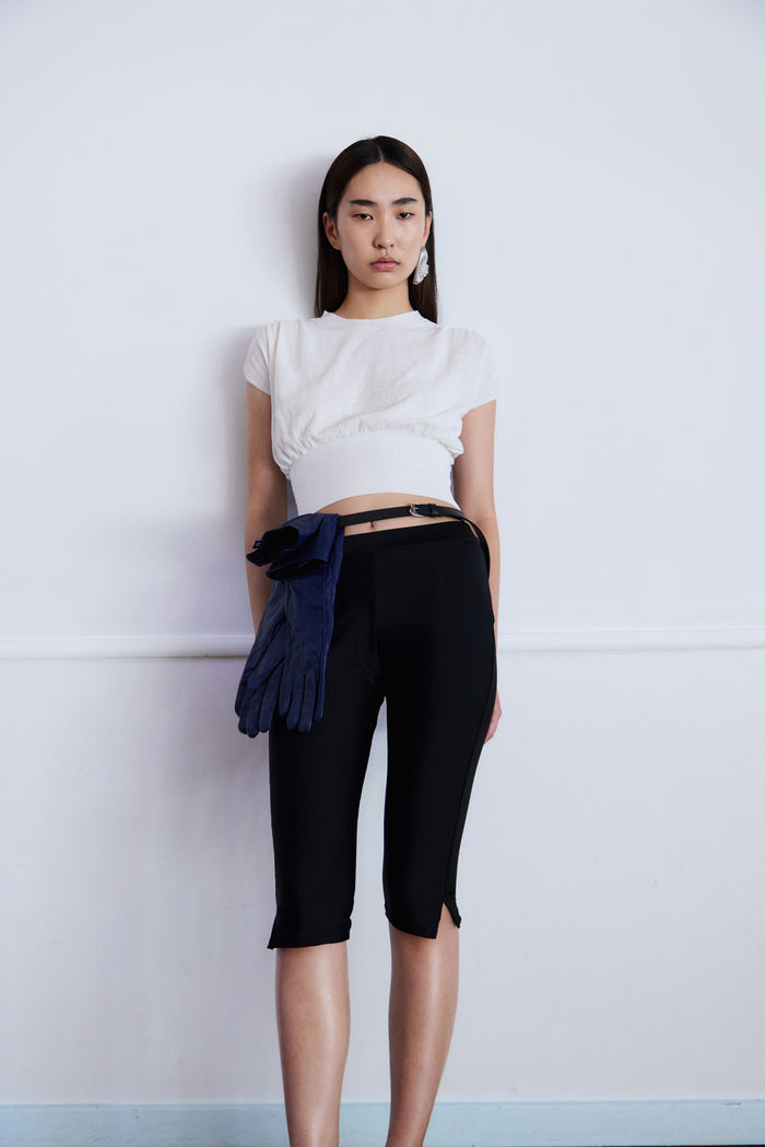 sheer gather KNIT