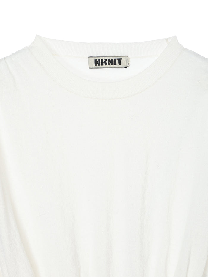 sheer gather KNIT