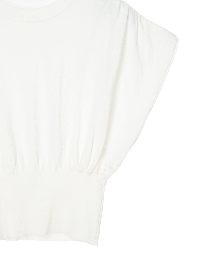 sheer gather KNIT