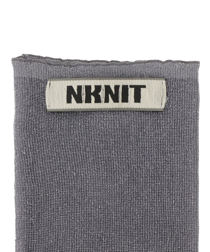 sheer metallic KNIT arm/leg cover_6