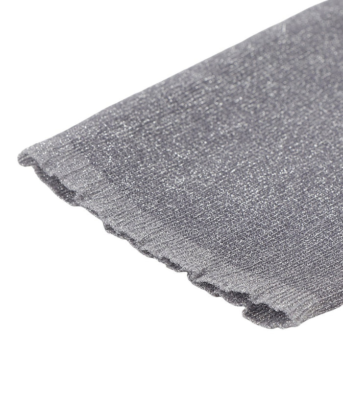 sheer metallic KNIT arm/leg cover_7