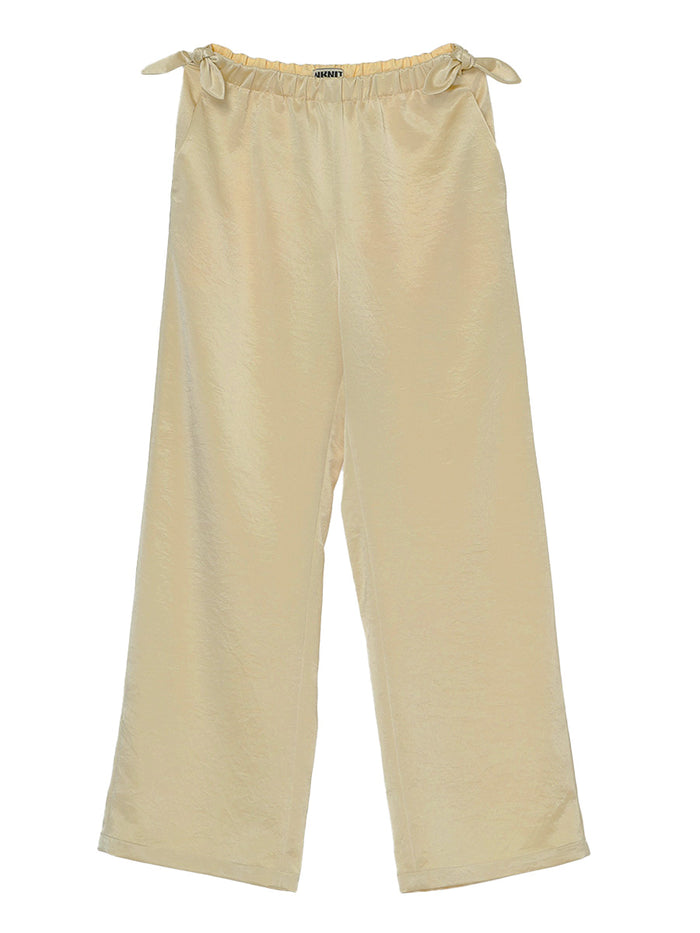 side ribbon pants