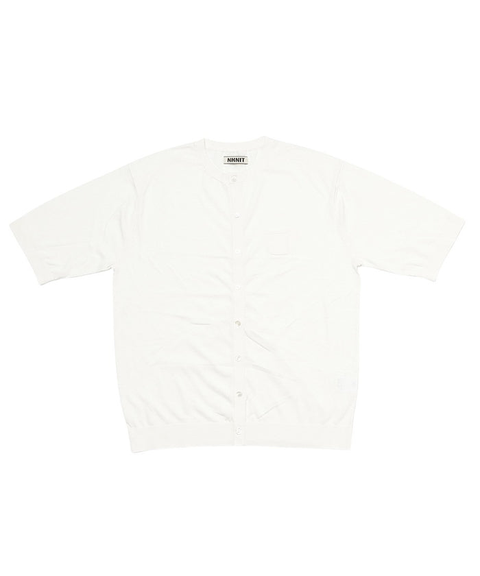 silk cotton crew neck KNIT  T-shirt_3