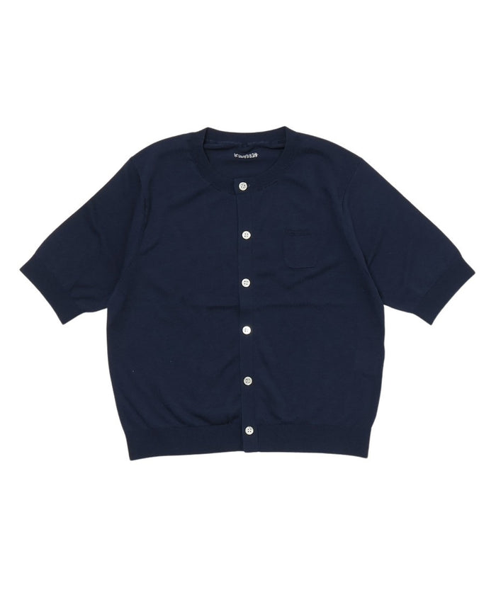 silk cotton crew neck KNIT  T-shirt_6
