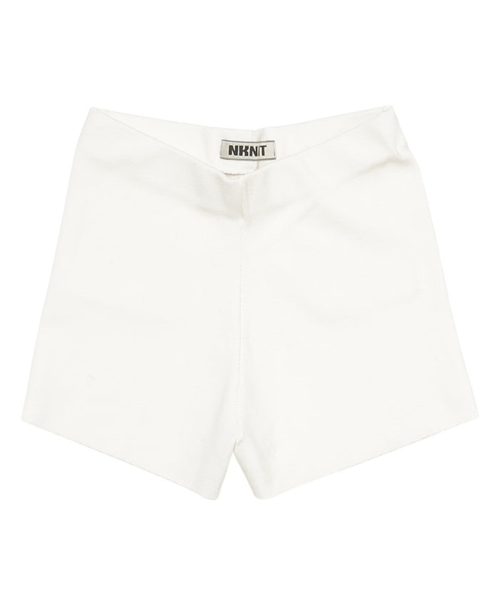 silk cotton fit KNIT shorts_3
