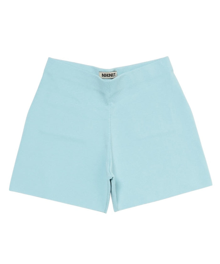 silk cotton fit KNIT shorts_4
