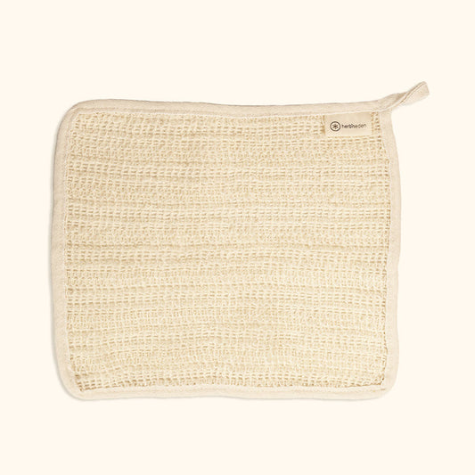 sisal cloth | gentle exfoliating wash cloth | herbneden