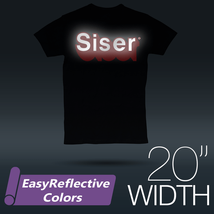 Siser EasyReflective Colors Heat Transfer Vinyl 20" - By the Yard - HeatPressNation