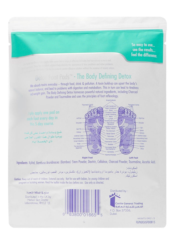Skin Doctor Detox Foot Pads, 10 Pieces - Makkah Pharmacy