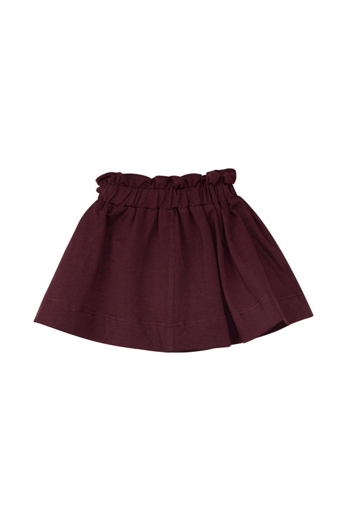 Skirt with Label Plum