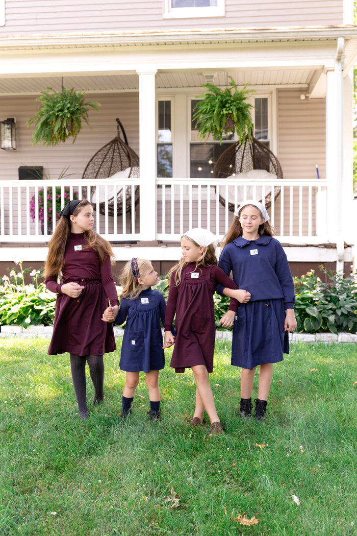 Skirt with Label Plum